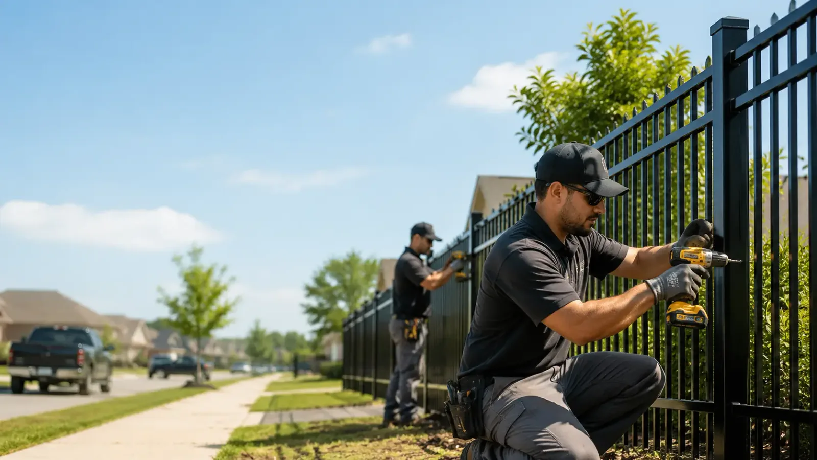 Metal Fence Installation in Fruitland, MD